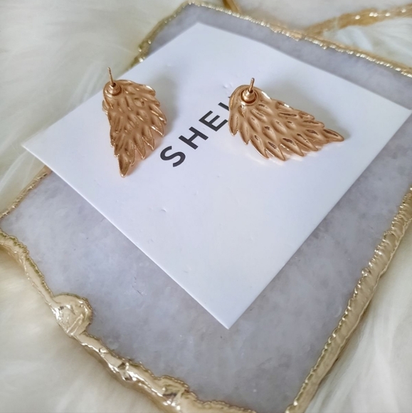 Wing Stud Earrings - Picture 2 of 6